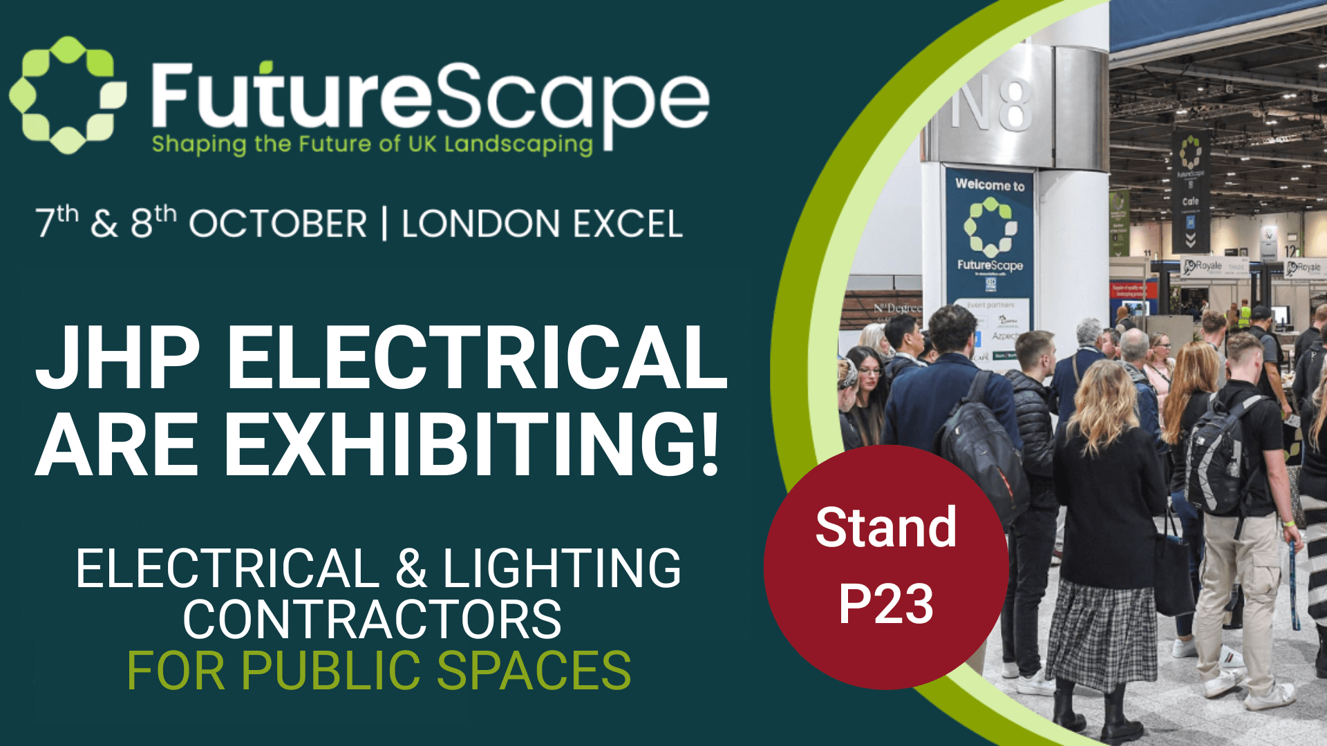 JHP Electrical to Exhibit at Public Spaces Expo 2025 – Stand P23